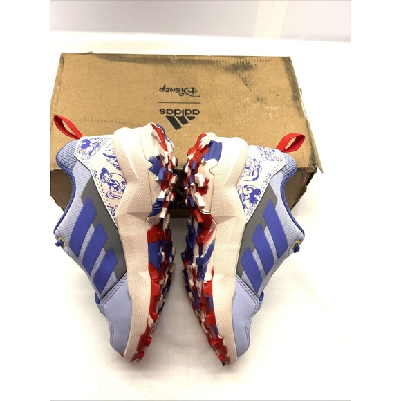 Kids ADIDAS Disney MICKEY & FRIENDS Terrex AX4R Hiking Shoes Kids SZ 12 Purple - Picture 4 of 13